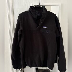 Patagonia Black Snap-T Fleece Jacket